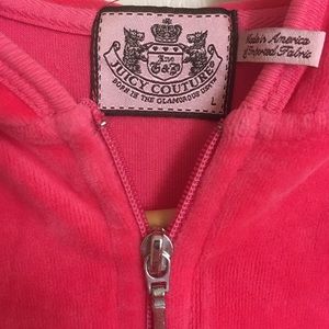 Juicy Couture velour hoodie